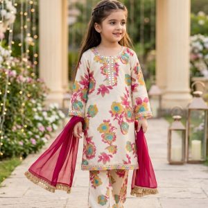 Fairy Flora Premium Georgette Festive Suit