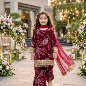 Floriana Luxury Purple 3pcs Set